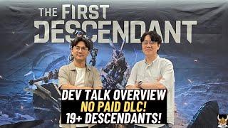 The First Descendant Dev Talk Interview ~NO PAID DLC! TOTALLY F2P 19 DESCENDANTS ON LAUNCH!~