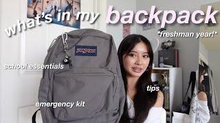 WHAT'S IN MY BACKPACK 2023  || *freshman year!*