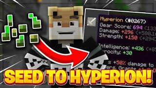 Farming From NOTHING to a Hyperion!! -- Hypixel Skyblock