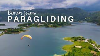 Let paraglajdera iznad Ramskog jezera / Unforgettable skies: Paragliding above Rama lake