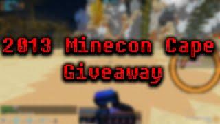 Minecon Cape Giveaway.