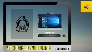 Transfer PUBG Mobile to PC || Without wasting internet || By : Wonders Of World. Inc