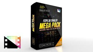 FCPX 3D Trailer Mega Pack - Massive Collection of 3D Trailer Titles for Final Cut Pro - Pixel Film S