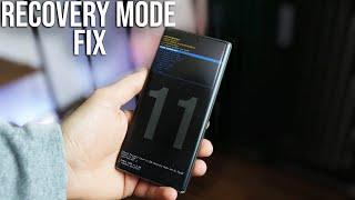 Samsung's Android 11 Bug FIX - How To Enter Recovery Mode One Ui 3.0