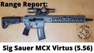 Range Report: Sig Sauer MCX Virtus (5.56) - The rifle of the future?