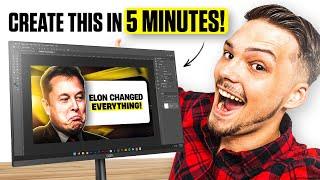 Create This Thumbnail in Just 5 Minutes Using Photoshop!