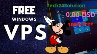 #tech24solution#freevps##FREE VPS server Windows RDP 2020 NEW 100%WORKING METHOD