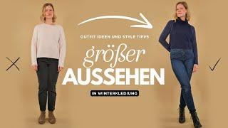 Wie du größer und schlanker aussiehst IN WINTERKLEIDUNG - Outfit Ideen für Petites | Das weiße Reh