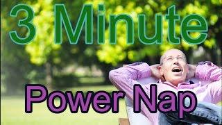 FREE 3 Minute Hypnosis Power Nap session