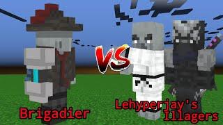 Brigadier vs Lehyperjay's Illagers | Minecraft Mob Battle