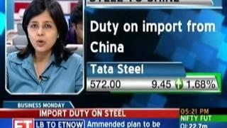 20-30 per cent import duty on stainless steel