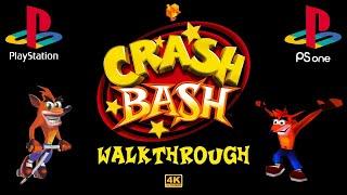 Crash Bash (2000) 200% Walkthrough - PS1/DuckStation 4K-UHD (500 Subscribers Special)