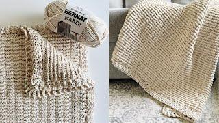 Crochet Country Cottage Throw