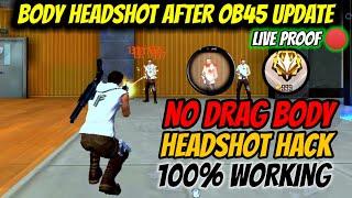 Free Fire Body Headshot Config File | No Drag Auto Headshot Hack FF Body Headshot Config File