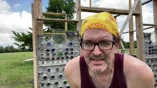 Off Grid Shed phase 2.  Earthship style.