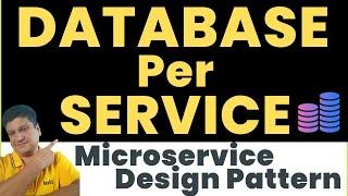 Database per Service Design Pattern for Microservices with Examples for Beginners