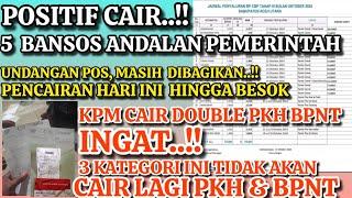 5 BANSOS ANDALAN CAIR  KPM CAIR DOUBLE BANSOS. 3 KATEGORI INI TIDAK CAIR LAGI PKH BPNT. CATAT!