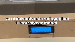 Pedagogical & Interactive Electrolyzer Model - TO54 Project UTBM