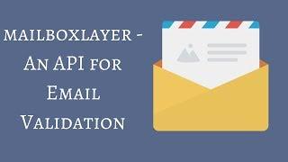 mailboxlayer – A Free And Powerful API To Check If Email Is ValidReal Email