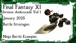 FFXI - Intense Ambuscade Vol One January 2025 Battle Strategies and Easy Solo Battle Examples