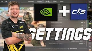 S1mple CS2 + NVIDIA Settings