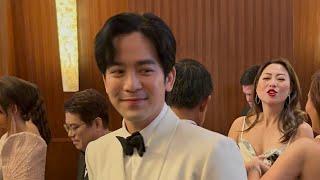 Joshua Garcia, pinagkaguluhan ng Kapuso reporters at the GMA GALA 2023