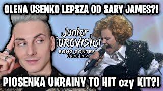 PIOSENKA UKRAINY ZA POWAŻNA NA EUROWIZJĘ JUNIOR 2021?! SPRAWDZAMY JAK ŚPIEWA OLENA USENKO! 