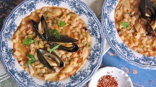 Pasta e Fagioli with Seafood - An Authentic Italian Recipe!