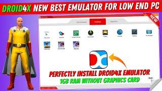 How to install Droid4x Emulator | New Best Emulator For Low End PC 1GB Ram Without Graphics Card