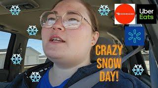 Doordash, Spark, & Uber In A Crazy Snow Storm..