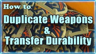 How to Transfer Durability, Duplicate & Repair Weapons and Overload the Menu BotW