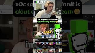 xQc reacts to Dream vs TommyInnit DRAMA  #xqc #dream #tommyinnit