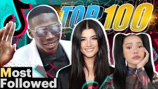 Top 100 Most Followed TikTok accounts in 2022