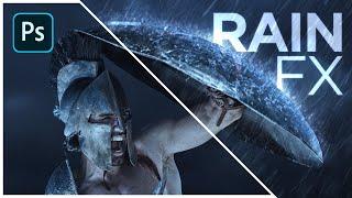 How to Create an AWESOME Rain Effect in Photoshop