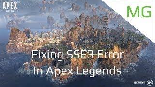 Fixing The SSE3 Error In Apex Legends