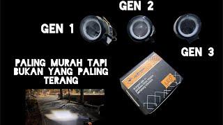 Kalau yang paling murah ya jangan berharap yang paling terang ! Lampu tembak daymaker 2 lensa Gen 3