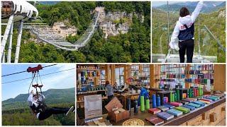 СКАЙПАРК/Skypark Сочи Полет на Zipline Прыжок Bungy 69, 207  Цены и впечатленияАсмр-влог