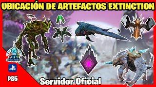 Ubicación de Artefactos en Extinction y Titanes | ARK Ascended