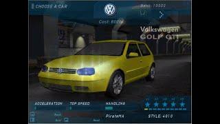 QuikStart, Volkswagen GOLF GTI, NFSU, Games