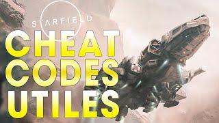 STARFIELD ► LES CHEAT CODES UTILES (COMMENT LES UTILISER)