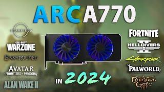 Intel Arc A770 + i5-12600K in 2024 |  Test in 27 Games