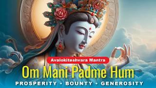 Om Mani Padme Hum in Sanskrit-- Avalokiteshvara's 6 Blessings: Closes 6 Doors of Suffering