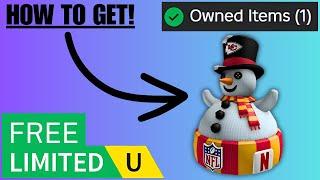 Free Kansas City Chiefs Snowman Beanie UGC Limited