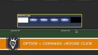 Move the Clip Connections in Final Cut Pro X - QuickTipKing.com