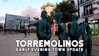 Torremolinos Spain Early Evening Town Update November 2021 Costa del Sol | Málaga [4K]