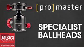 ProMAster Specialist Tripod Ball Heads