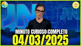 JORNAL NACIONAL 04/03/2025 - PREVISÃO DO TEMPO / TERÇA FEIRA