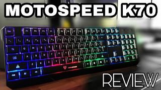 A £15 Backlit Waterproof Gaming Keyboard? Motospeed K70 Review