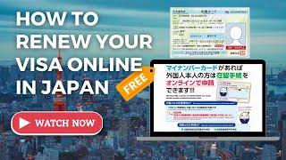 How To Renew Your Visa Online In JAPAN | Quick & Free