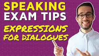 English Exam Tips  - Advanced Expressions For Dialogues (EOI, IELTS, CAMBRIDGE)